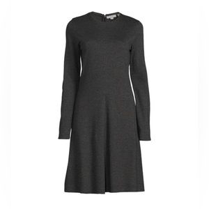 Vince Solid Knee Length A-Line Dress SZ Medium  Heather Charcoal